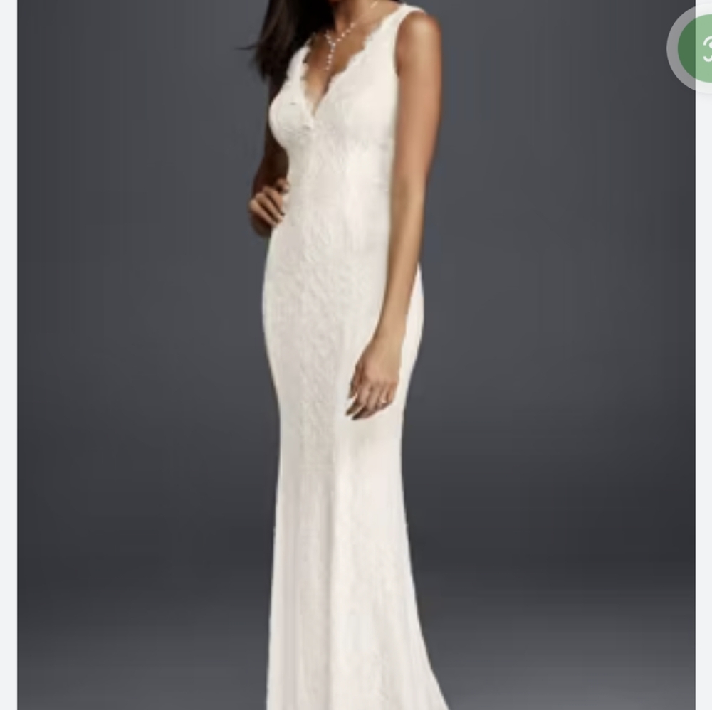 Allover lace neck sheath 8